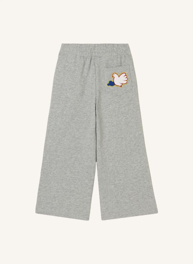 Jogger Ample Patchs | Gris chiné