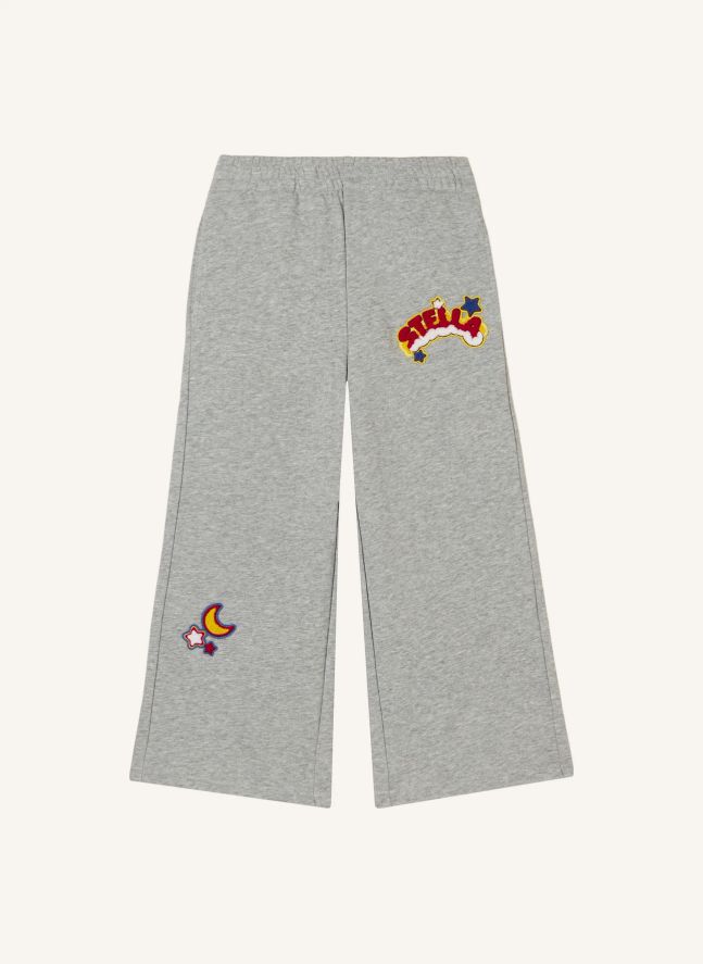 Jogger Ample Patchs | Gris chiné