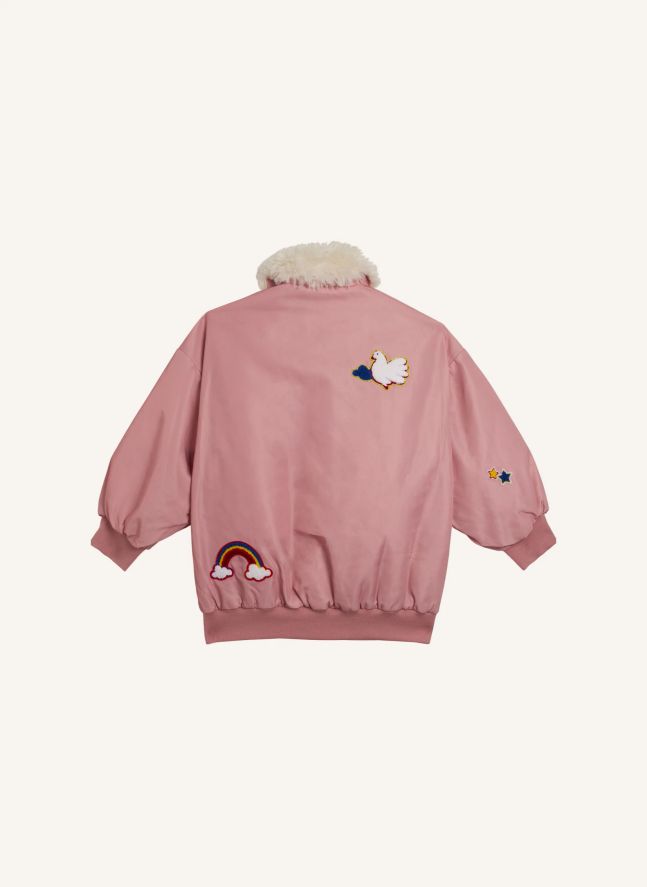 Veste Bomber Patchs | Rose
