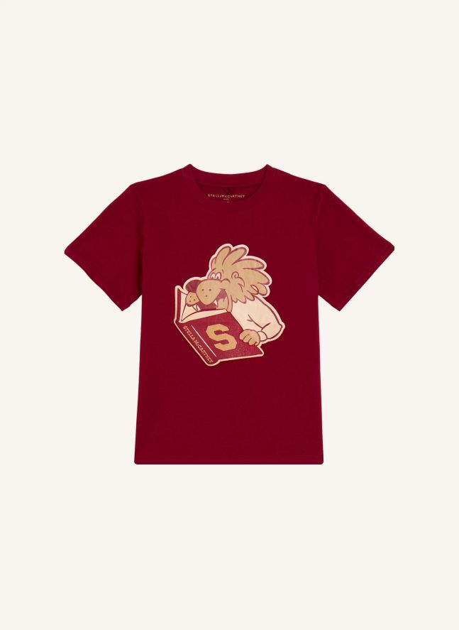 T-shirt Collège S Coton Bio | Rouge foncé