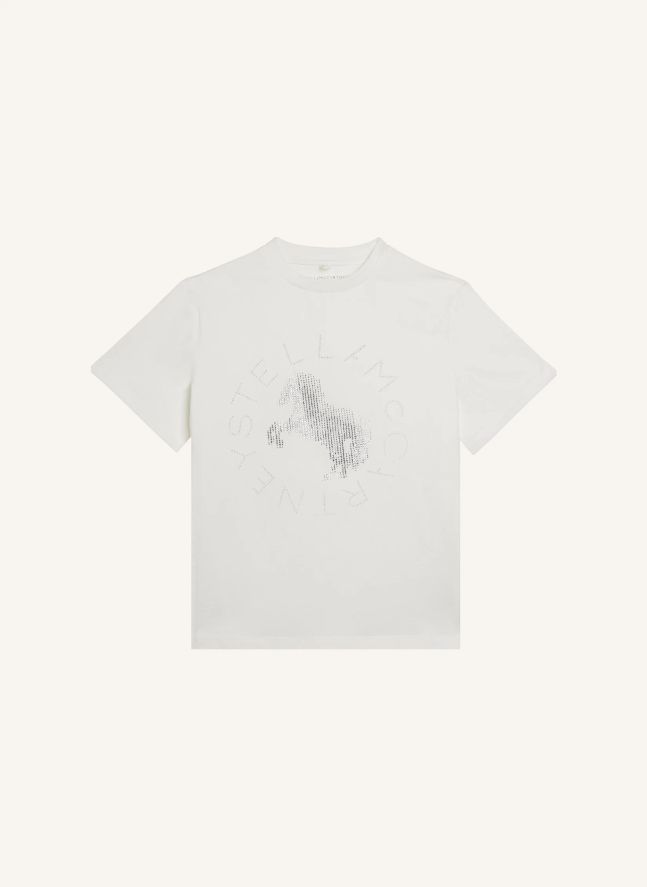 T-shirt Cheval Coton Bio | Ivoire