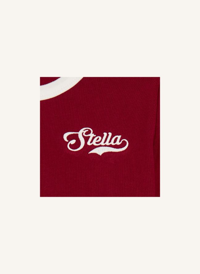T-shirt Stella Coton Bio | Rouge foncé