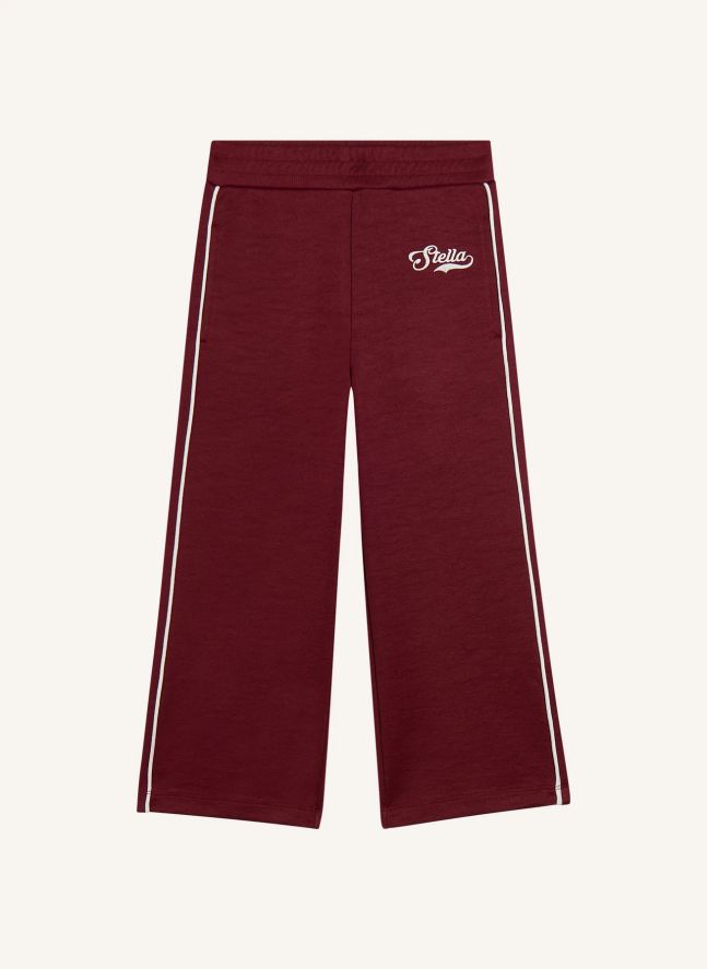 Jogger Ample Stella | Rouge foncé