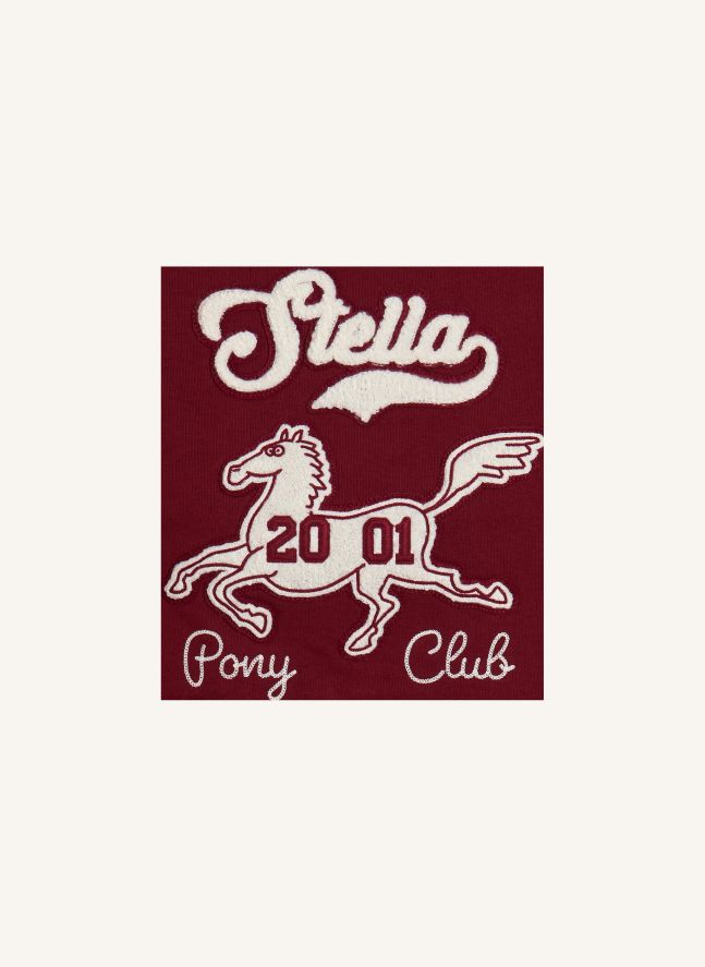 Sudadera Stella 2001 | Rojo Oscuro