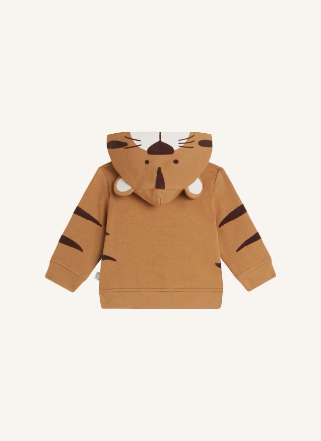 Tiger Hoodie | Camel