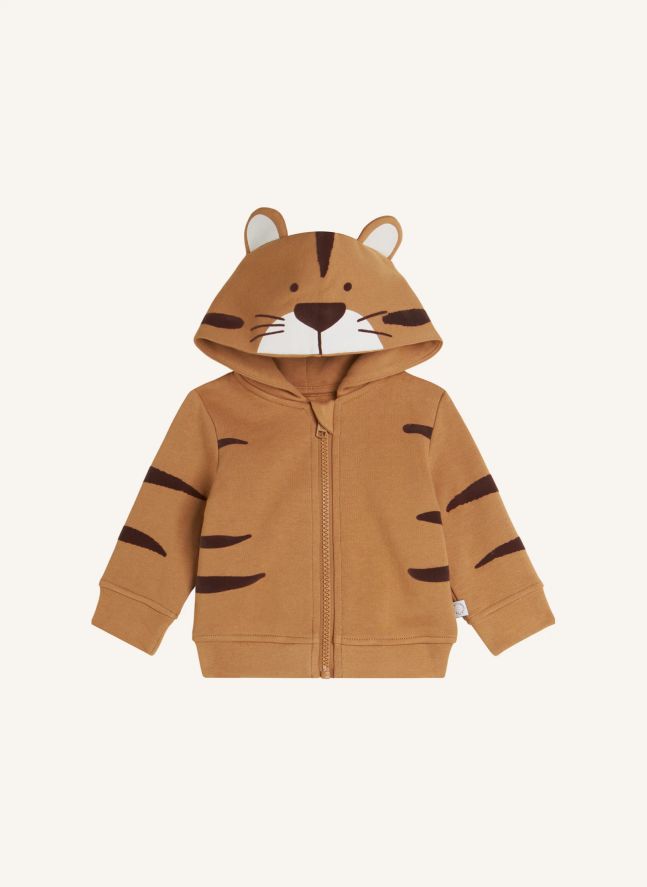 Tiger Hoodie | Camel