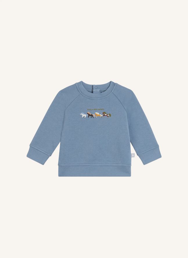 Horse Sweatshirt | Blue