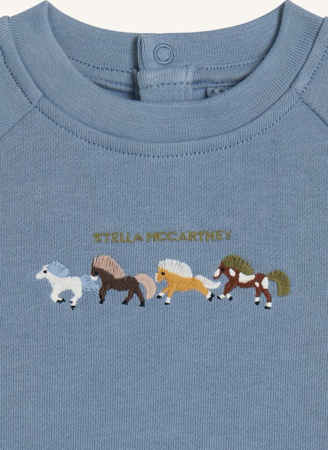 Sweat Chevaux | Bleu
