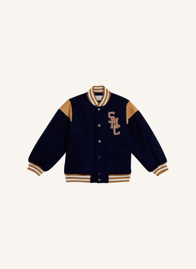 Veste Baseball SMC Laine | Bleu foncé