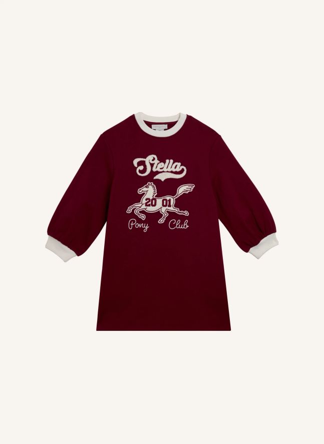 Robe Sweat Stella | Rouge foncé