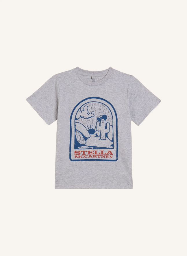 T-shirt Stella Cactus | Gris chiné