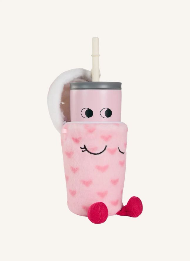 Gobelet isotherme avec sa housse Lulu | Rose