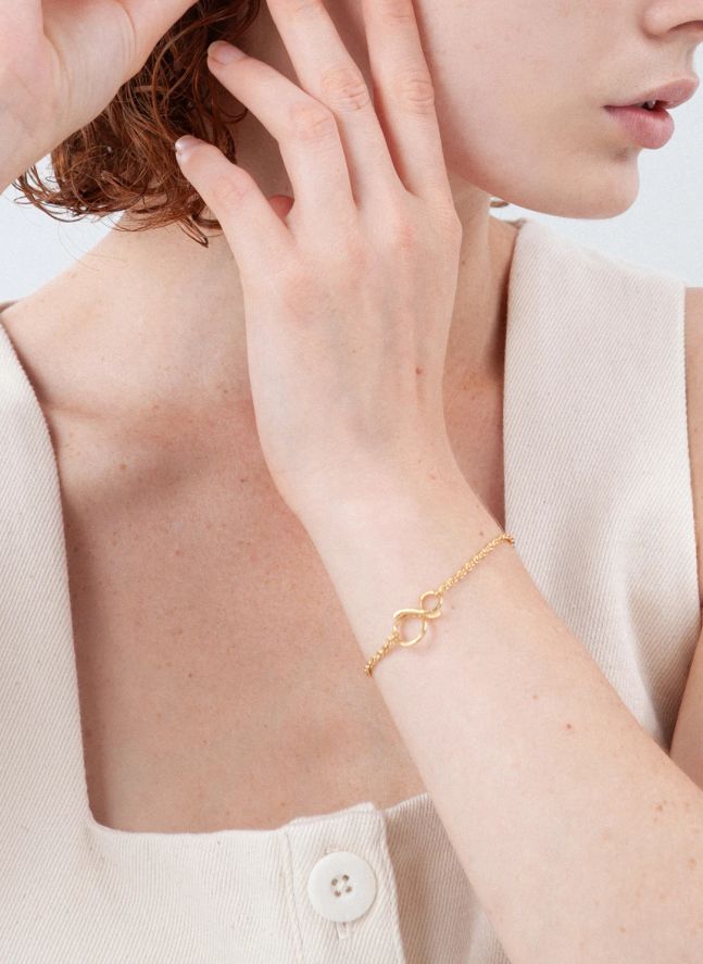 Bracelet Mini Infini Vermeil | Doré