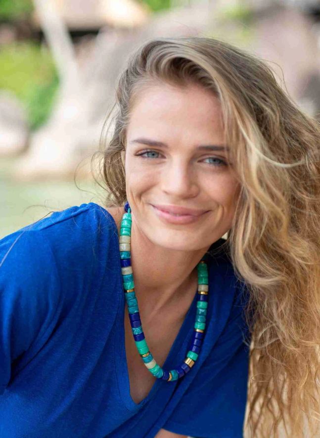Collier Praia Azul Mix | Bleu azur