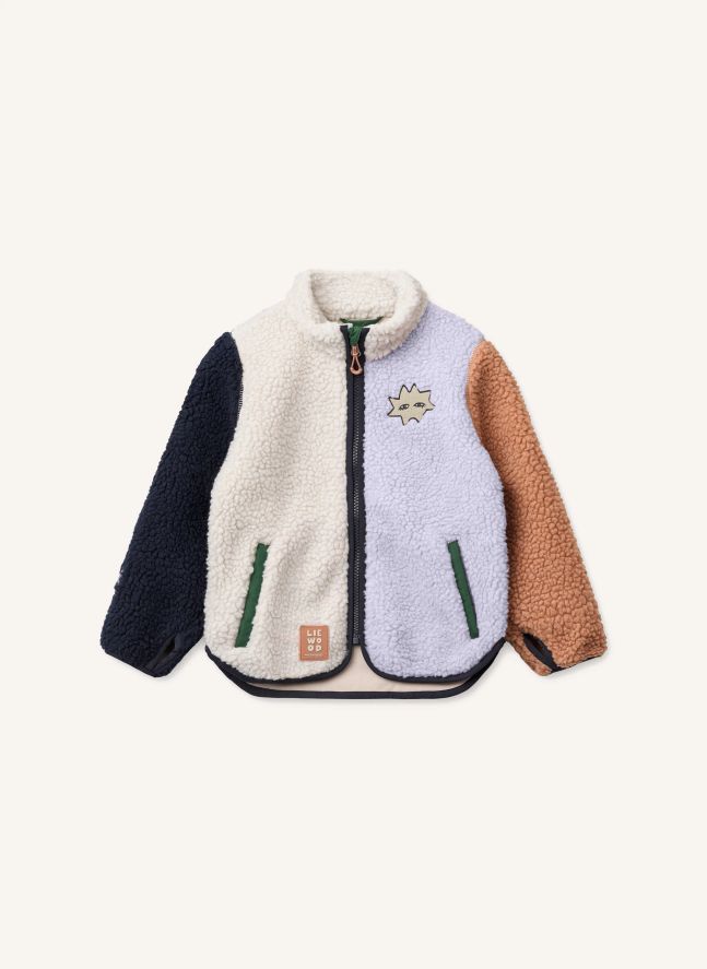 Veste Façon Sherpa Nolan Mood Fibres Recyclées | Mauve
