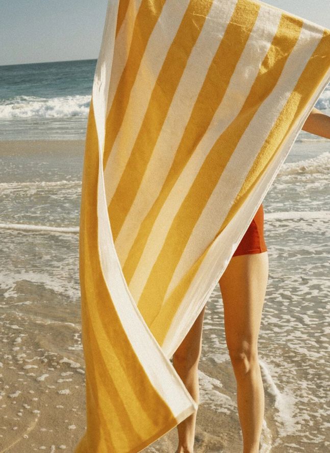 Serviette de plage | Jaune