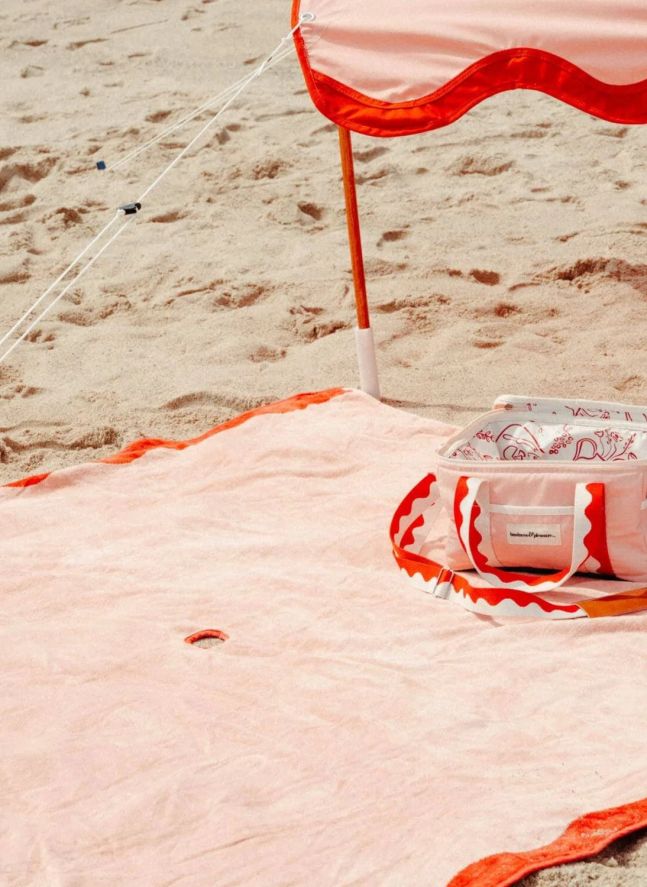Serviette de plage avec trou | Rose