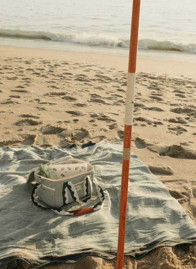 Serviette de plage avec trou | Vert