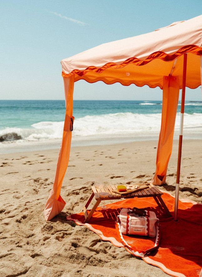 Serviette de plage avec trou | Rose