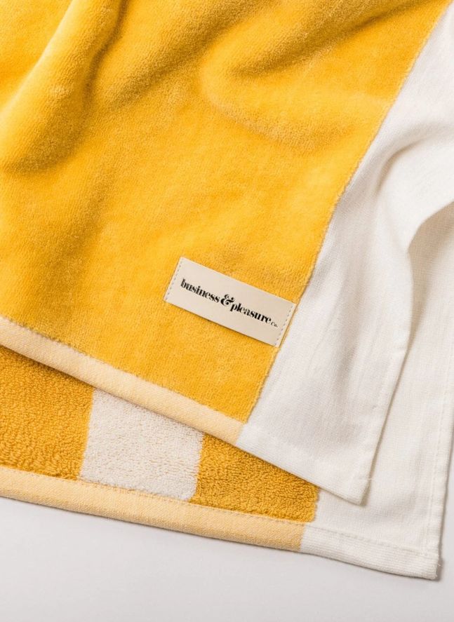 Serviette de plage | Jaune