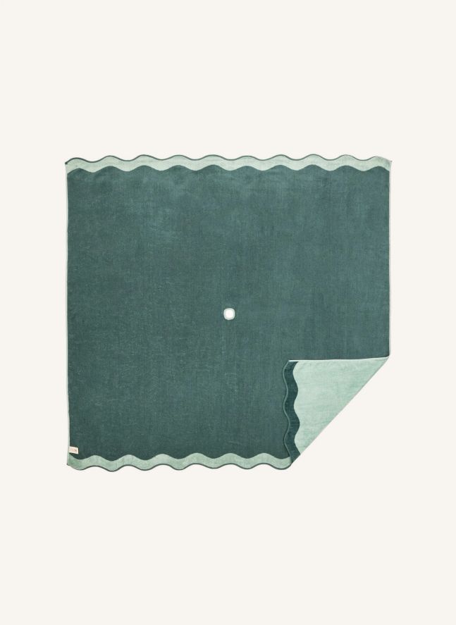 Serviette de plage avec trou | Vert