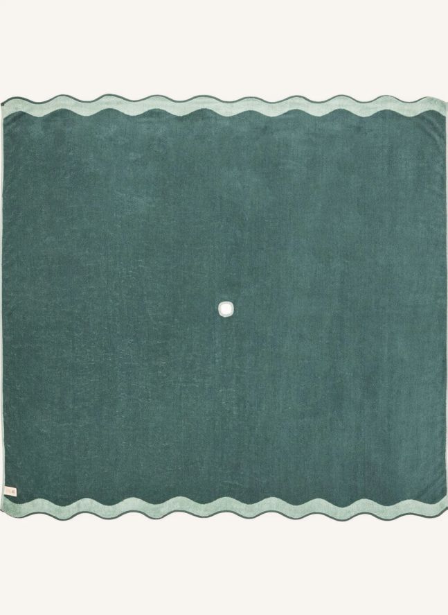 Serviette de plage avec trou | Vert