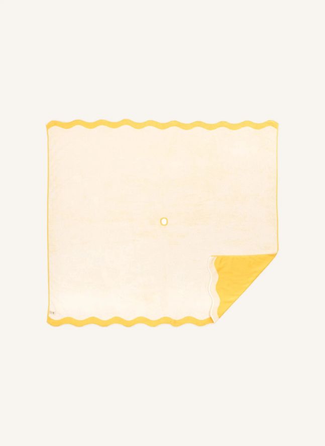 Serviette de plage avec trou | Jaune