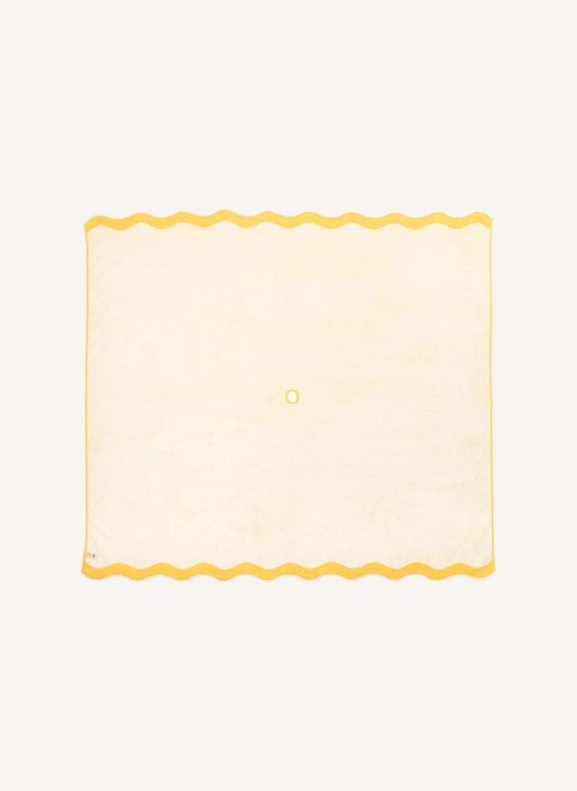 Serviette de plage avec trou | Jaune