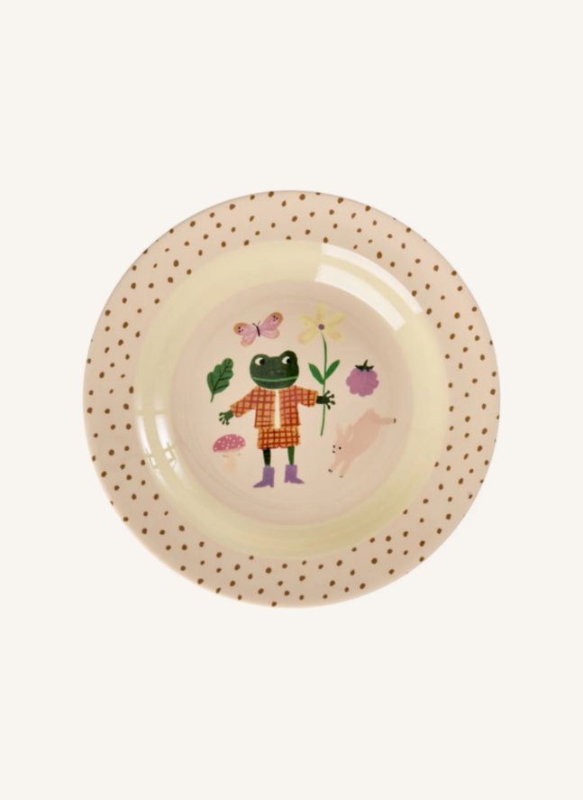 Plato hondo de melamina Fairytale | Rosa