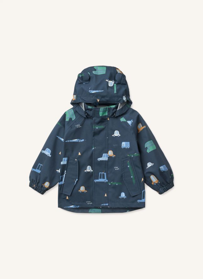 Ensemble de Pluie Manu Voitures Fibres Recyclées | Bleu marine