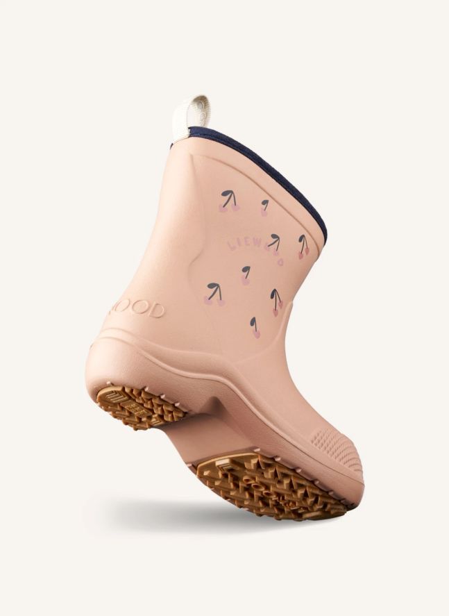 Bottes de Pluie Aston Cerises | Rose pâle