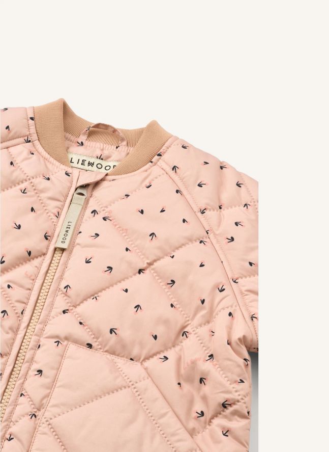 Ensemble Thermique Zella Cerises Fibres Recyclées | Rose