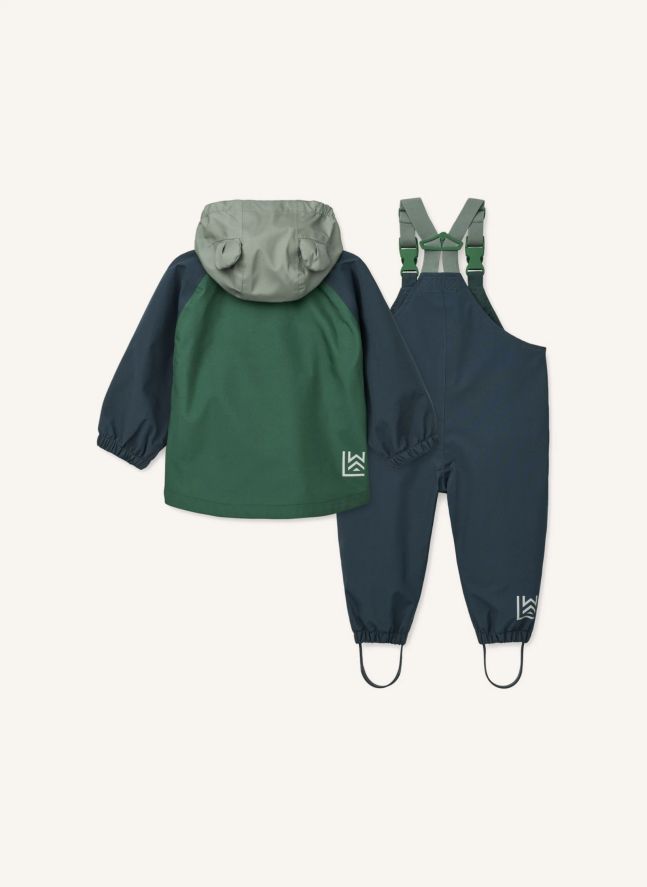 Ensemble de Pluie Manu Play Fibres Recyclées | Vert