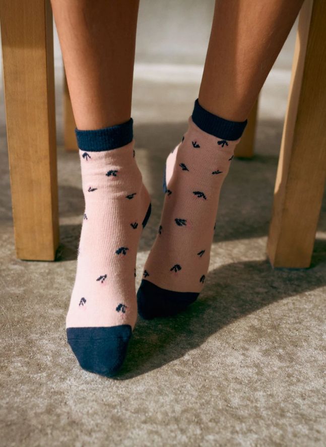 Lot de 5 Paires de Chaussettes Silas Léopard | Rose