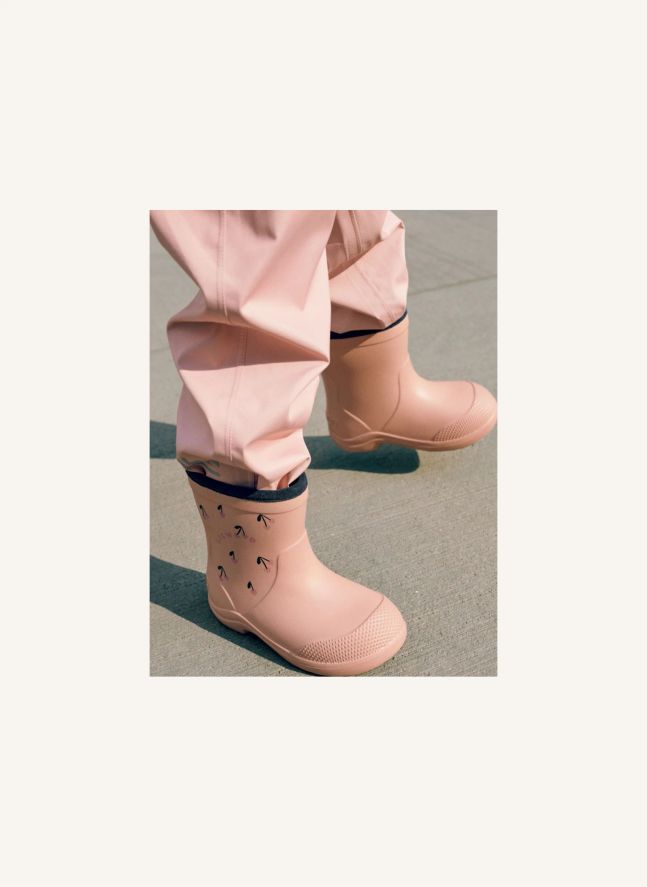 Bottes de Pluie Aston Cerises | Rose pâle