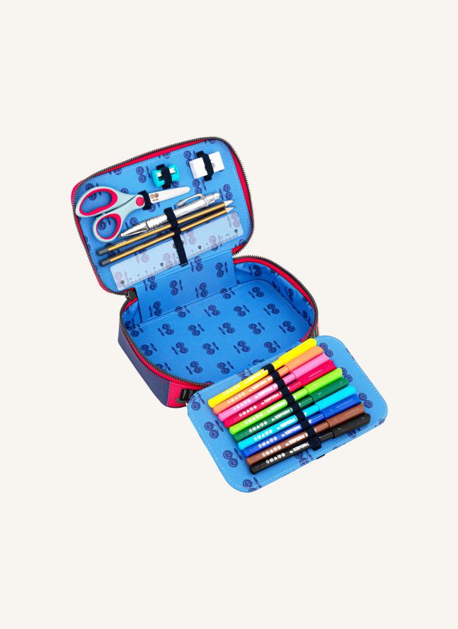 Trousse Large Supercats | Bleu foncé