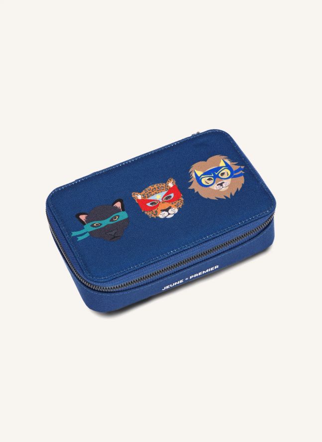 Trousse Large Supercats | Bleu foncé