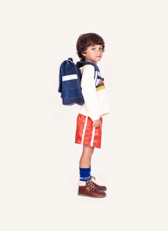 Cartable Midi Supercats | Bleu foncé
