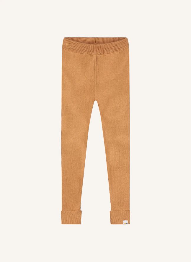 Legging Côtelé Coton Bio | Ocre