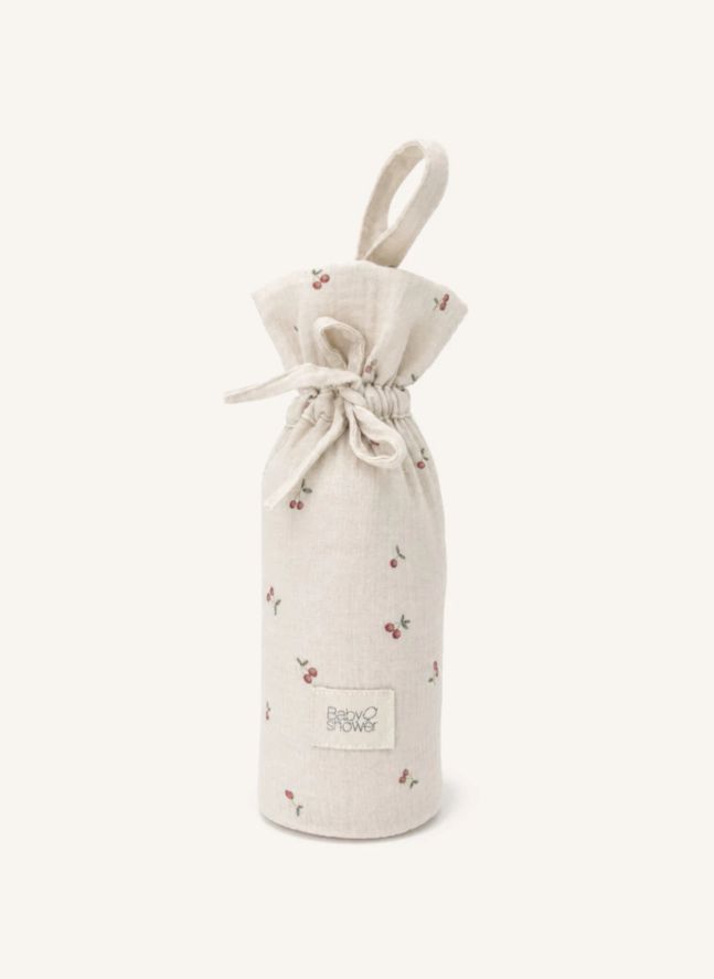 Bolsa para biberón de cerezas | Crudo