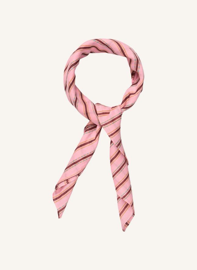 Foulard Linoa Coton | Rose
