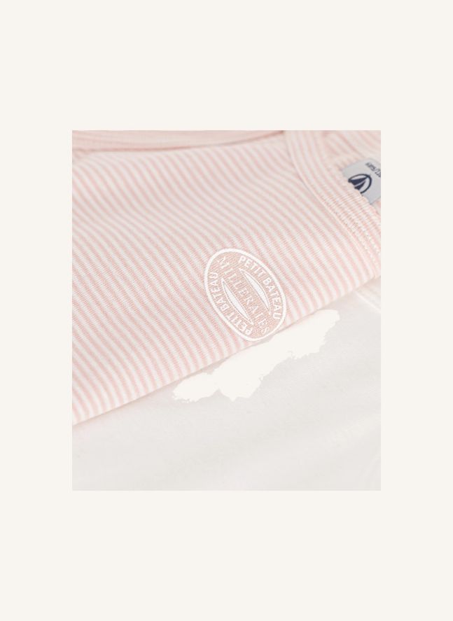 Lot 2 Débardeurs Rayés | Rose