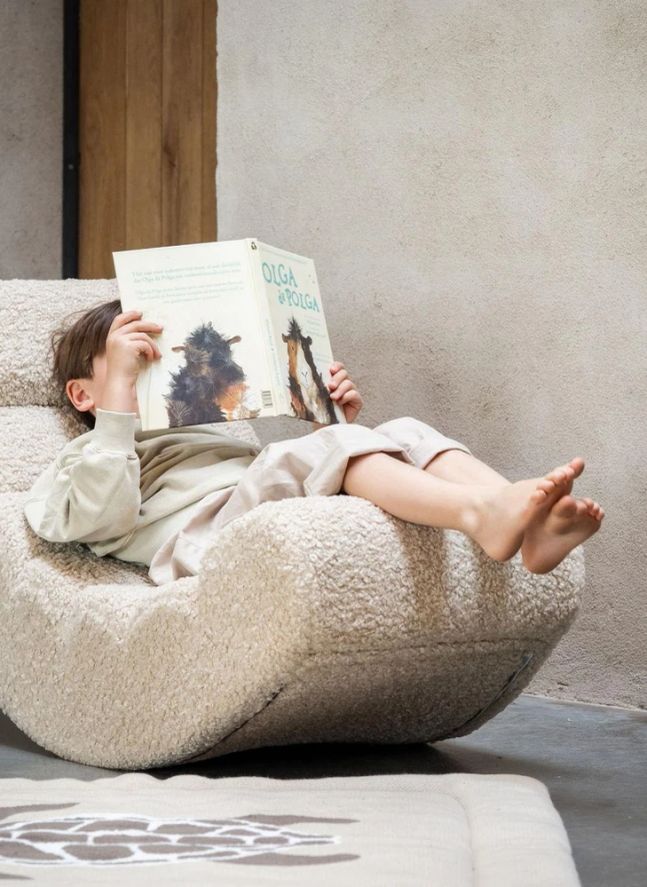 Fauteuil enfant banane | Beige