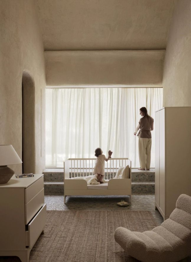 Fauteuil enfant banane | Beige