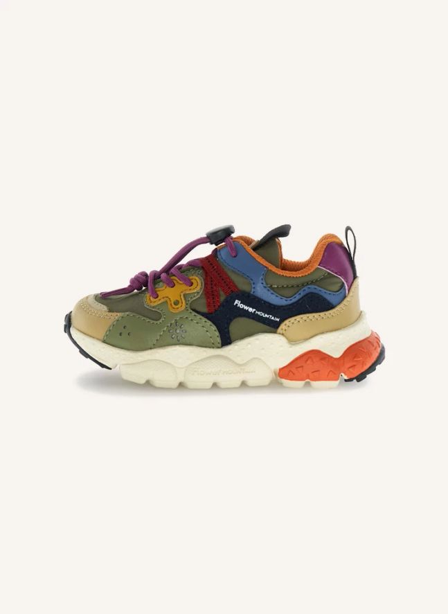 Baskets Yamano 3 Junior | Vert olive