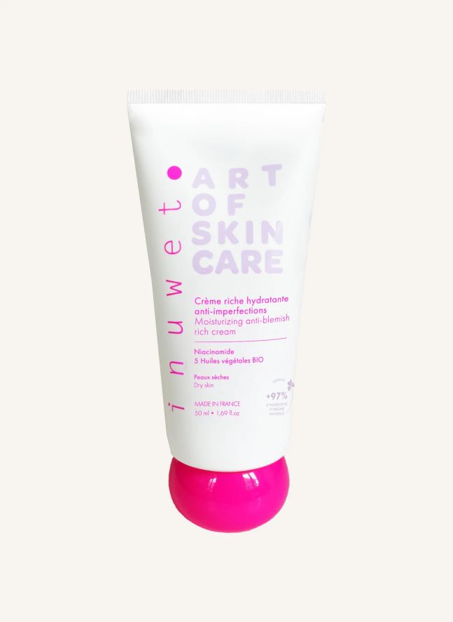 Crème visage riche hydratante anti-imperfections