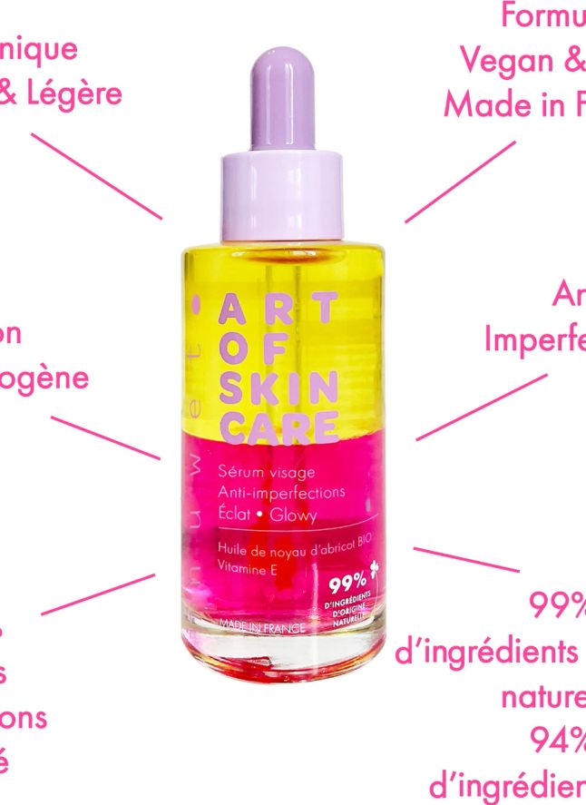 Sérum visage bio éclat anti-imperfections