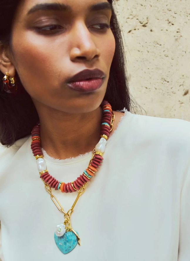 Collier Umi | Marron