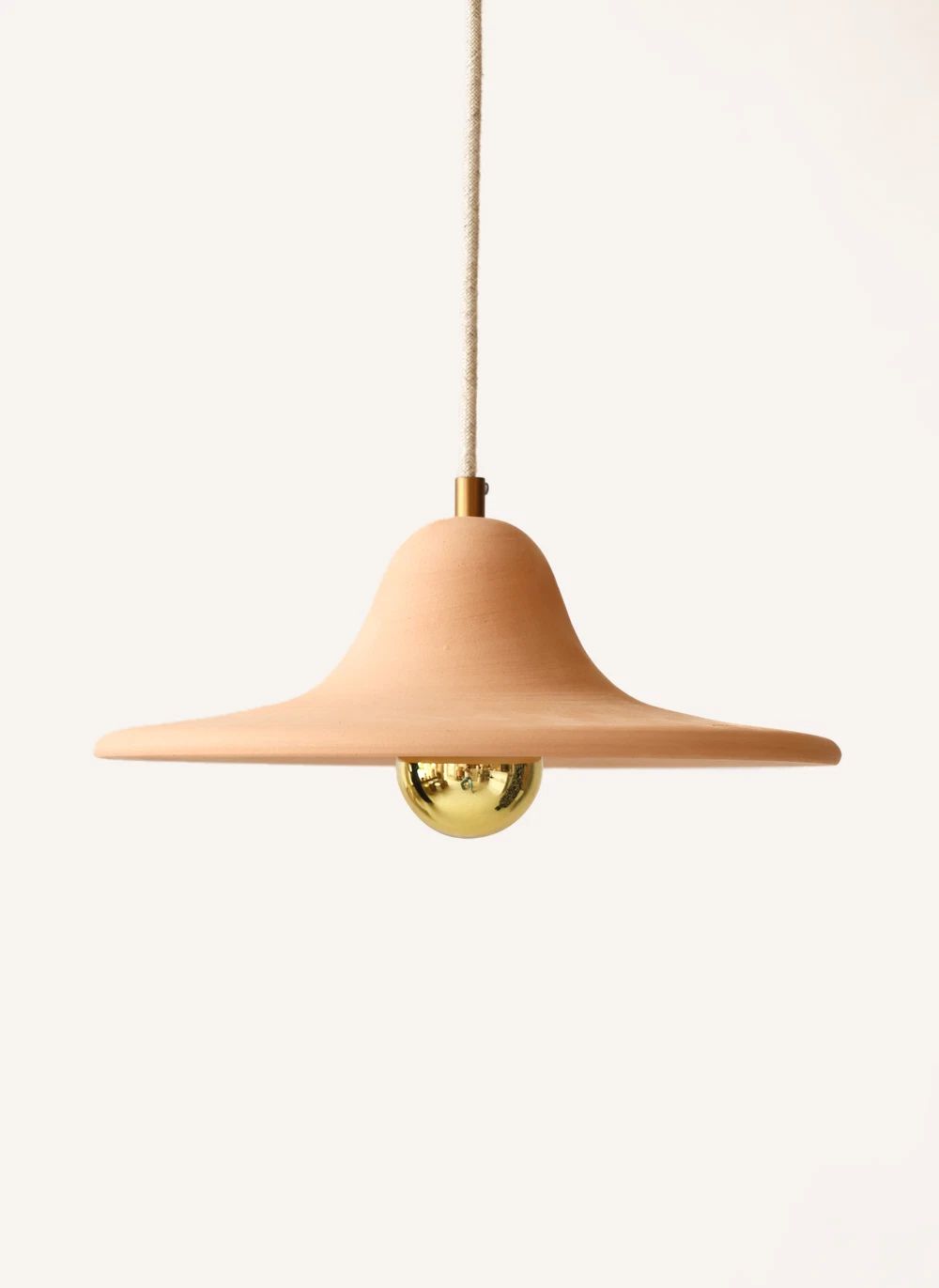 Lámpara de suspensión de cerámica Gigaro | Terracotta- Imagen del producto n°3