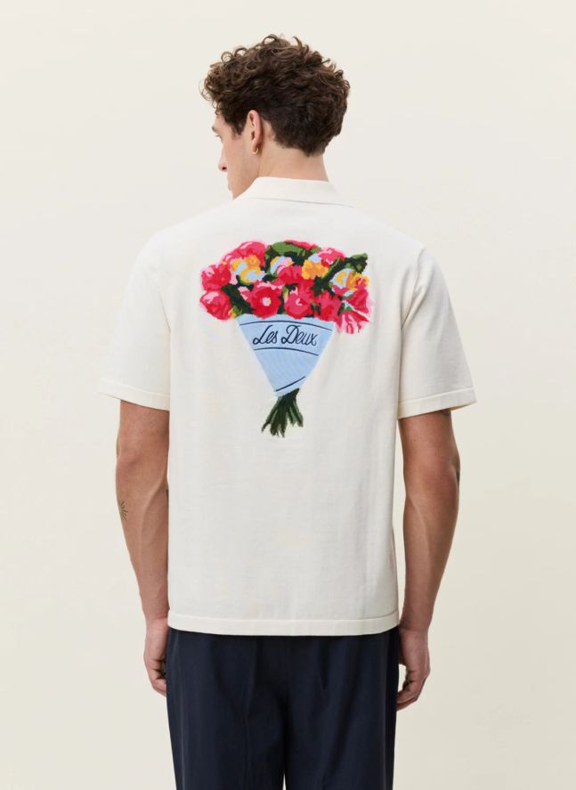 Chemise Bouquet | Blanc cassé
